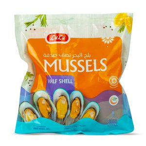 Lulu Frozen Mussel Half Shell 500g