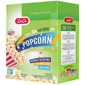 Lulu Microwavable Pop Corn Natural 297g