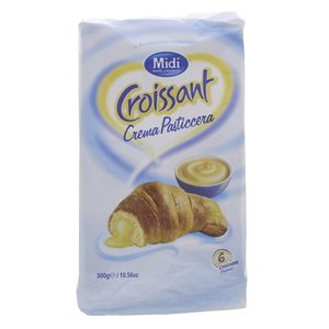 Midi Croissant Crema Pasticcera 50g X 6 Pieces