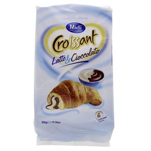 Midi Croissant Latte & Cioccolato 50g x 6 Pieces