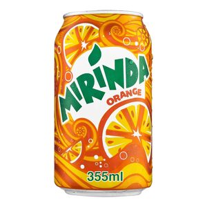 Mirinda Orange Carbonated Soft Drink Cans 355ml