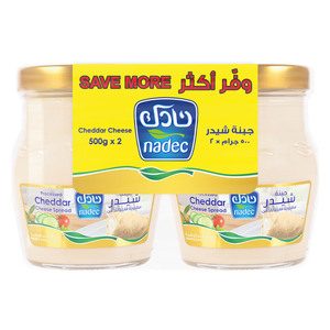 Nadec Cheddar Cheese 2 x 500g