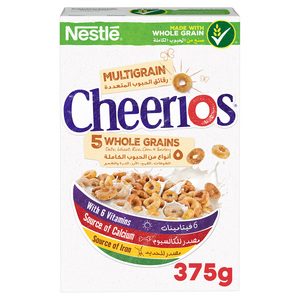 Nestle Cheerios Multi Whole Grains Breakfast Cereal 375g