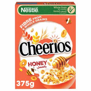 Nestle Honey Cheerios Breakfast Cereal 375g