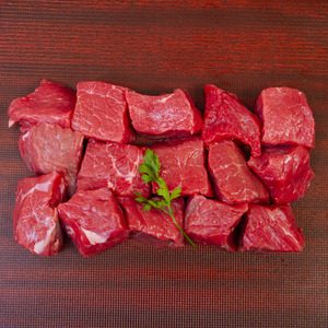New Zealand Beef Cubes Low Fat 500g Approx. Weight