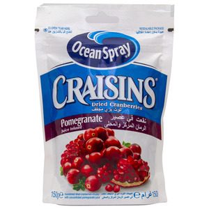 Ocean Spray Craisins Dried Cranberries Pomegranate 150g