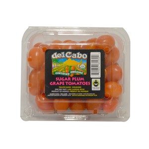 Organic Tomato Cherry Sugar Plum 1 Packet 300g Approx weight