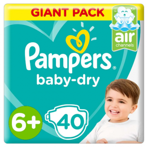 Pampers 6+ baby diapers sui...