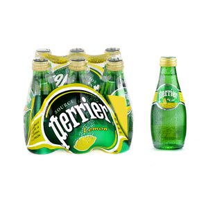 Perrier Natural Sparkling Mineral Water Lemon 200ml