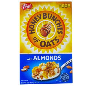 Post Honey Bunches of Almonds Oats Cereal 510g