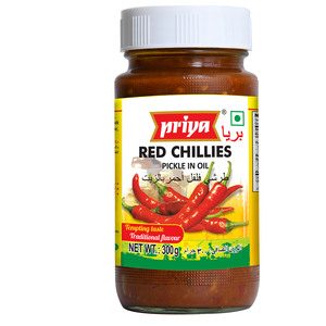 Priya Red Chillies Pickle In Oil 300g
