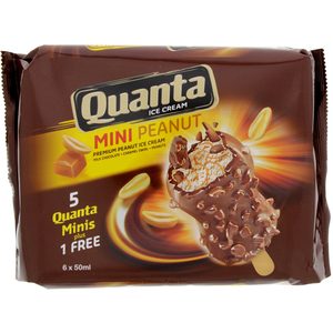 Quanta Mini Peanut Ice Cream Stick 6 x 50ml