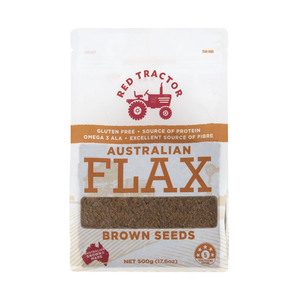 Red Tractor Australian Flax Brown Seeds 500g