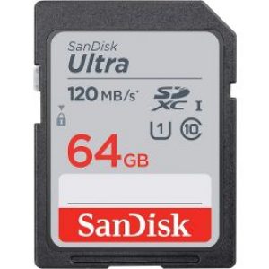 SanDisk  64GB ULTRA SD 120 MB  (SDSDUN4-064G-GN6IN)