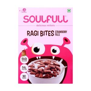 Soulfull Ragi Bites Strawberry Fills 250g