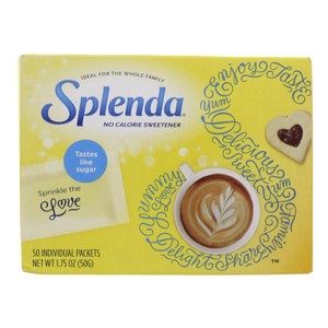 Splenda No Calorie Sweetener Packets 50's