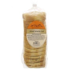 St Pierre Sliced French Brioche Loaf 500g