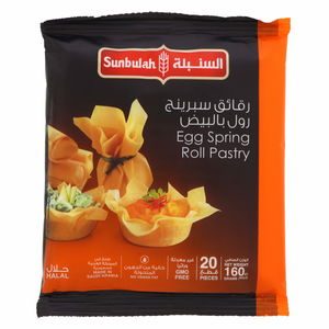 Sunbulah Egg Spring Roll Pastry 160g