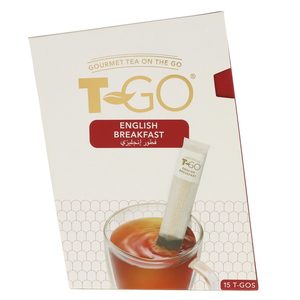 T-Go English Breakfast Tea 15pcs