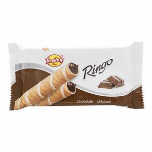 Teashop Ringo Chocolate Wafer Rolls 16g