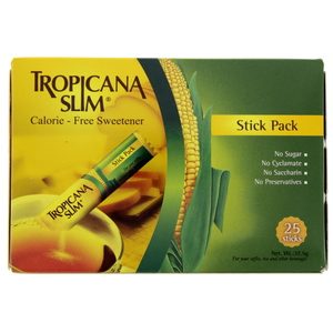 Tropicana Slim Calorie Free Sweetener Stick Pack 25's
