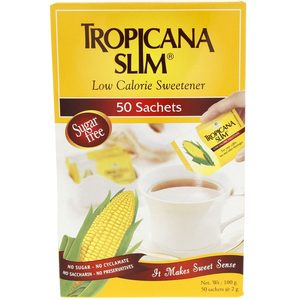 Tropicana Slim Low Calorie Sweetener 50 Sachets 100 gm