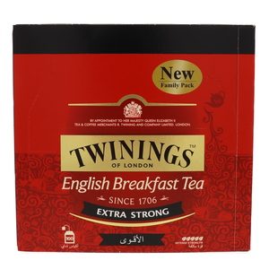 Twinings English Breakfast Extra Strong Tea 100pcs