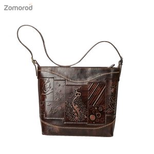 Vintage Embossed Leather Ha...
