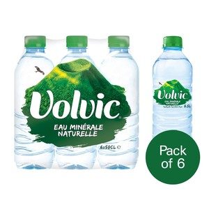 Volvic Natural Mineral Water 500ml x 6 Pieces