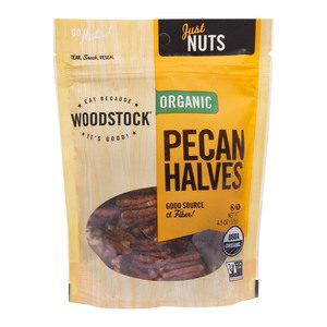 Woodstock Pecan Halves Nuts 128g