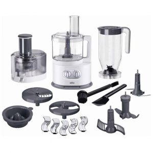 براون,1000 وات,محضر طعام  لتحضير الطعام ,أبيض,FP5160WH