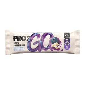 برو2 قو جوي لوح بروتين بالتوت الازرق و الشوكولاتة البيضاء 60 جم