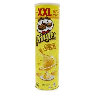 برينجلز رقائق البطاطس بنكهة الجبنة كمية إضافية 200 جم