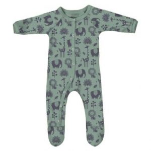 بيجامة أولين العضوي - شاي أخضر