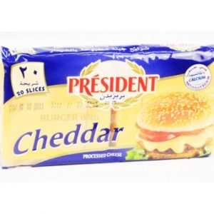 جبن بريزيدن شرائح برجر 400جرام