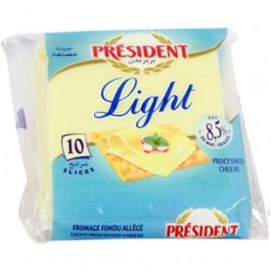 جبن بريزيدن شرائح لايت 200جرام