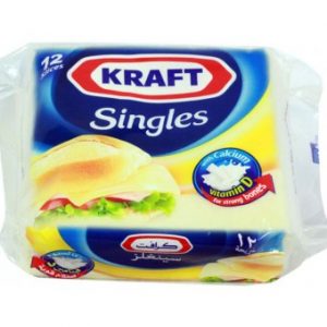 جبن كرافت شيدر شرائح سنجل 216ج