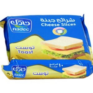 جبن نادك شرائح توست 10حبه