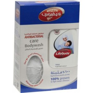 جل حمام لايفبوي عناية300مل&ليفة