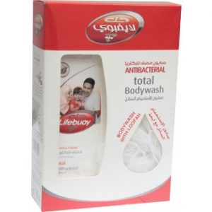 جل حمام لفبوي توتال300مل& ليفة