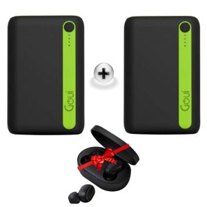 جووي, بنك طاقة 10000 ميلي آمبير عدد 2 مع هديه شاومي سماعة أذن بلوتوث