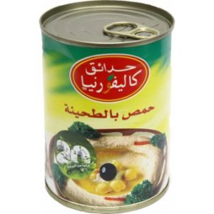 حمص حدائق كاليفورنيا طحينة 400 جرام