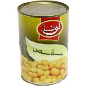 حمص لونا حب علب 400 جرام
