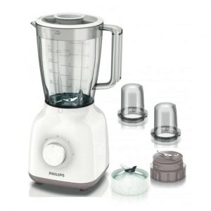 خلاط فيلبس ديلي كولكشن مع مطحنة ومفرمة, 1.5 لتر, 400 واط ,HR2114/05