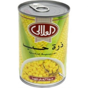 ذرة العلالي حب كامل علب 425 جرام