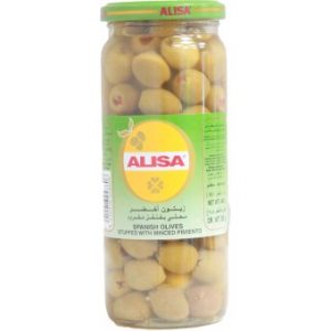 زيتون اليسا اخضر محشي 285 جرام