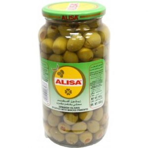 زيتون اليسا اخضر محشي 550 جرام