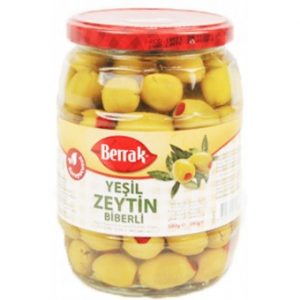 زيتون بيراك اخضر محشي فلفل 720مل