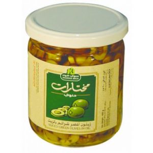 زيتون حلواني اخضر بالزيت 650 جرام