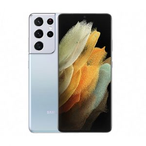 صورة سامسونج جالاكسي اس 21 الترا 5جي ، 256 جيجابايت ، 12 جيجابايت رام -  فضي فانتوم